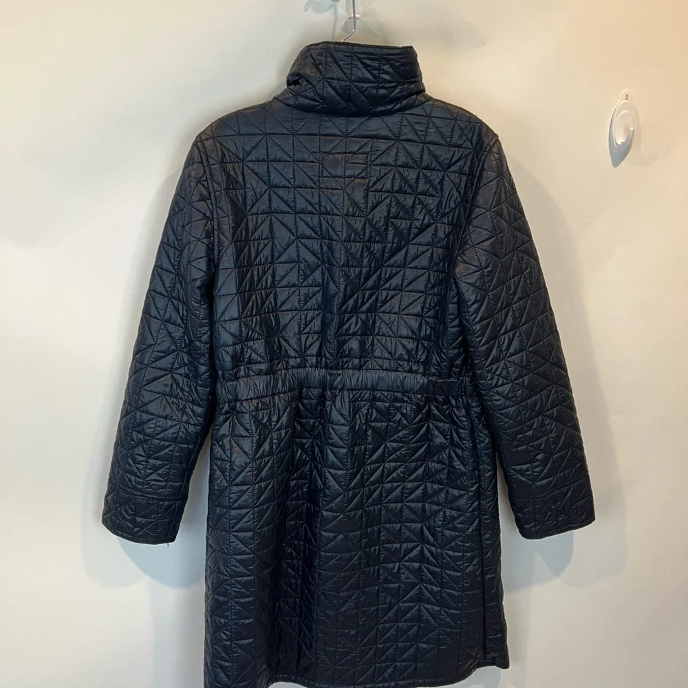 Marc by Marc Jacobs Navy Quilted Trench Coat